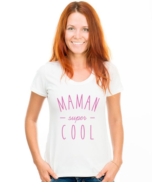 T-Shirt Maman Super Cool pour femme