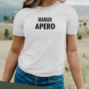 T-Shirt Maman apero face Pour femme 1 T Shirt Maman apro face Pour femme 2