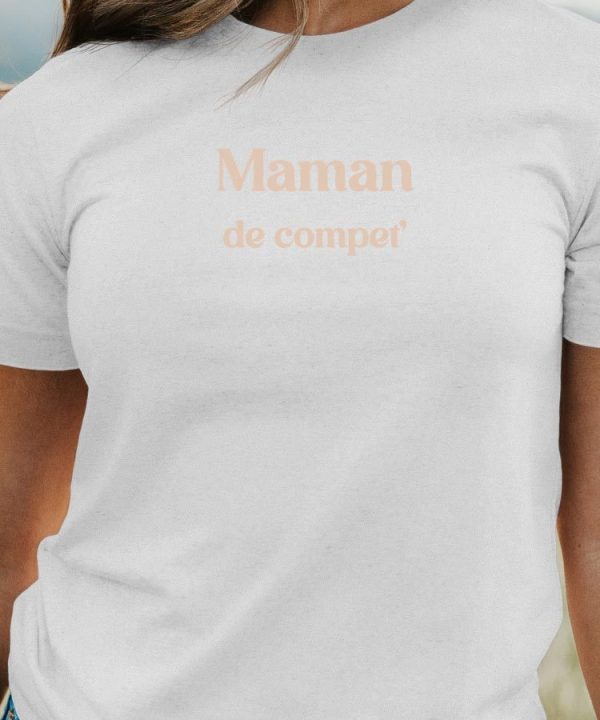 T-Shirt Maman de compet’ Pour femme