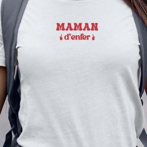 T-Shirt Maman d’enfer Pour femme