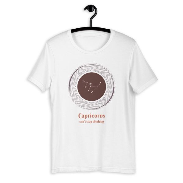 T-shirt Astro Capricorne – Capricorns Can’t stop thinking – Unisexe