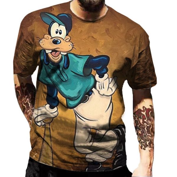 T-shirt Dingo Full print Disney