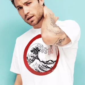 T-shirt Japon Grande vague de Kanagawa