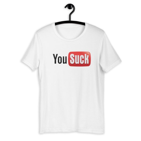 T-shirt Youtube You Suc