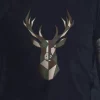 T-shirt cerf geometrique