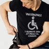 T-shirt citation drole handi-chaise musicale
