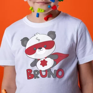 T-shirt comme des garcons Prenom personnalise Superpanda