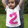 T-shirt d’anniversaire pour garcon ou fille