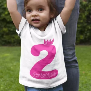 T-shirt d’anniversaire pour garcon ou fille