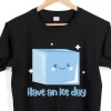 T-shirt de conception de citation amusante de glacon
