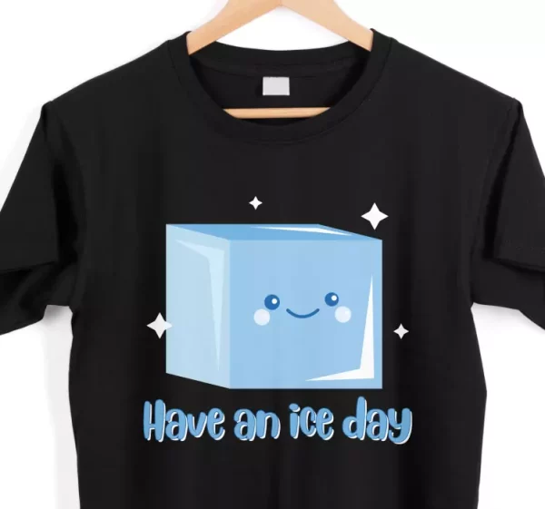 T-shirt de conception de citation amusante de glacon