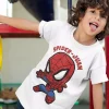 T-shirt enfant spider-man avec nom