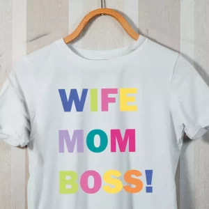 T shirt fete des meres Femme, maman, patron!