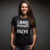 T shirt fete des meres chaos manager mom