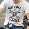T-shirt fete des peres Papa biker