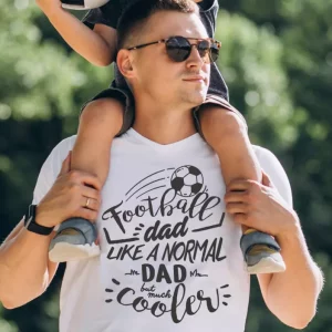 T-shirt fete des peres Papa footballeur