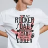 T-shirt fete des peres Papa rocker