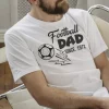 T-shirt fete des peres papa qui aime le foot