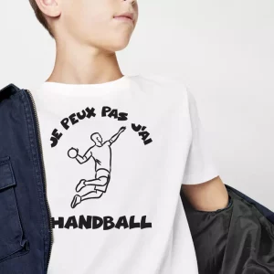 T-shirt je peux pas j’ai handball
