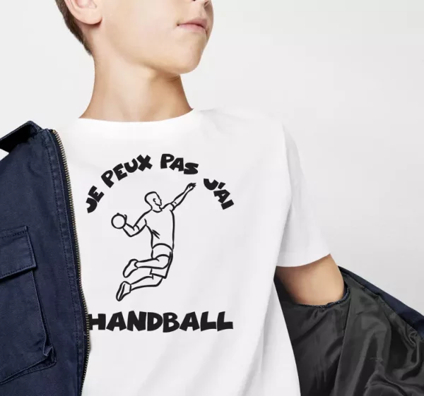 T-shirt je peux pas j’ai handball