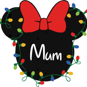 T shirt mere fille Famille de nol disney 2