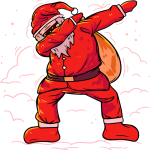 T shirt noel Dapping santa klaus 2