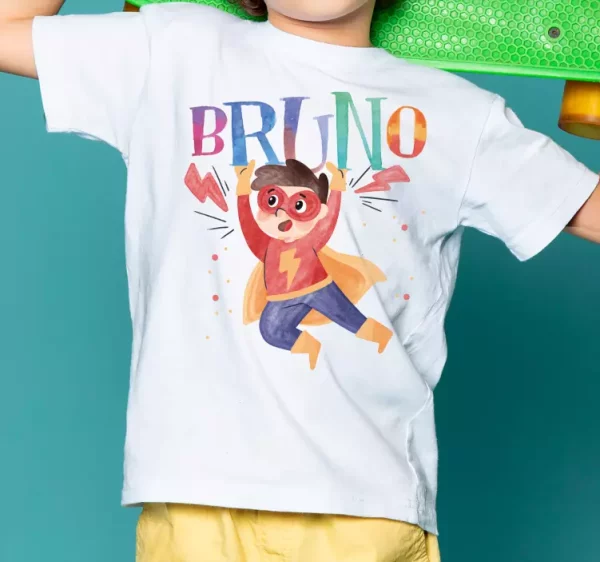 T-shirt personnalise Enfant Super-Heros