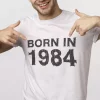 T-shirt personnalise born in year
