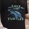 T-shirt &quotSauver les tortues&quot