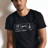 T-shirt style routine  manger, dormir et sax