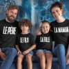 T-shirts – Le Pere – Le Fils – La Fille – La Maman