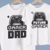 T-shirts assortis Pere et enfant Gamers