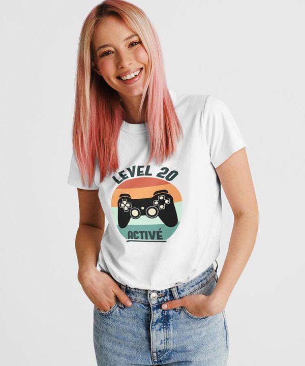 Tee-Shirt Anniversaire Level Active