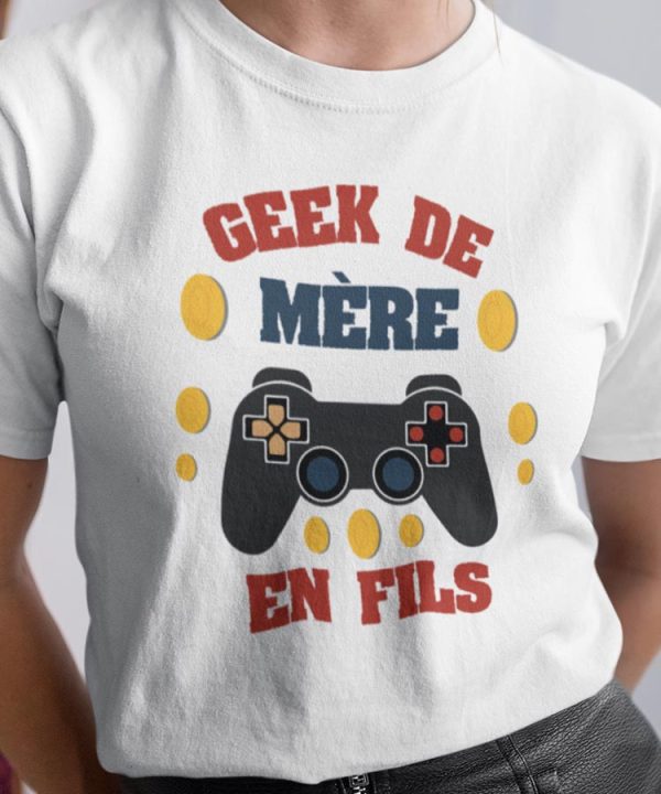 Tee-Shirt Geek de Mere en Fils