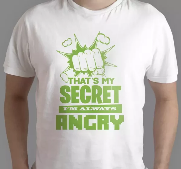 Tee-shirt Mon secret, je suis toujours enerve