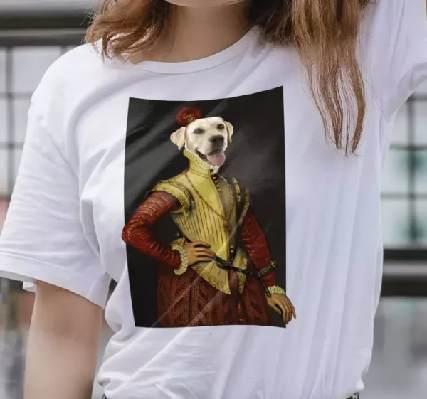 Tee-shirt Portrait chien aristocrate personnalise