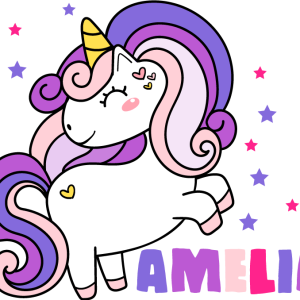 Tee shirt bebe Insigne de texte de licorne magique