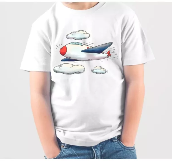 Tee shirt comme des garcons Avion au nez rouge