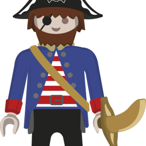 Tee shirt comme des garcons Dessin anime camiseta pirata 2