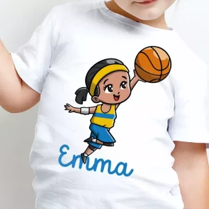 Tee shirt comme des garcons Joueur de basket fille