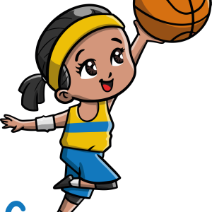 Tee shirt comme des garcons Joueur de basket fille