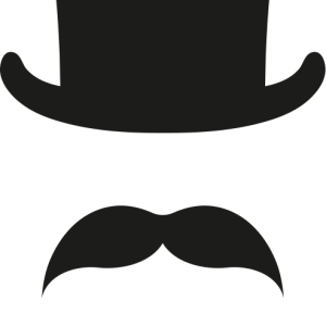 Tee shirt couple Bouche dessin anime moustache