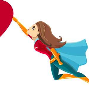 Tee shirt couple Couple de super heros 3