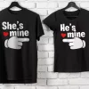 Tee shirt couple Elle est a moi