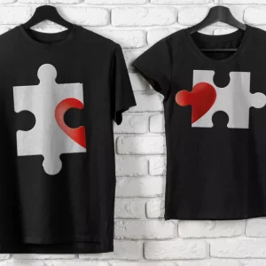Tee shirt couple Incomplet sans toi Tee shirt couple Incomplet sans toi