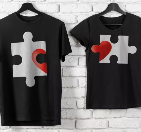 Tee shirt couple Incomplet sans toi
