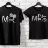 Tee shirt couple Mickey et minnie assortis