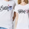 Tee shirt couple Mieux ensemble