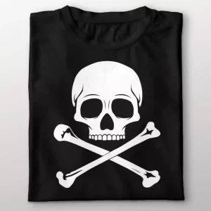 Tee-shirt crane avec des os x Tee-shirt crane avec des os x