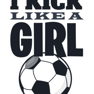 Tee-shirt de foot je tire comme une fille